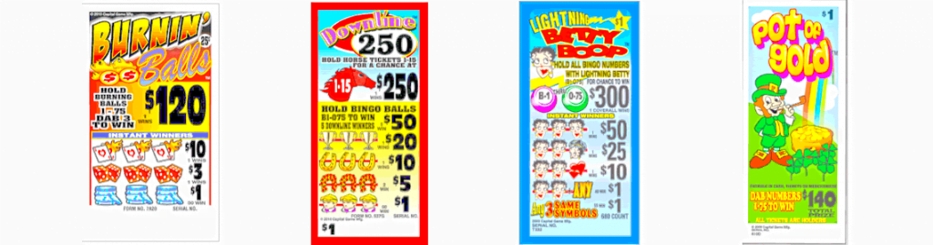 BooKoo Bucks $1,000 Bingo Pull Tab Game - Seal Card With 1999 Tickets