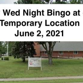 temporary location june 2, 2021 - play bingo