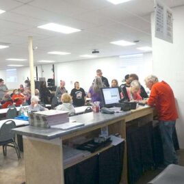 Tom at Admission Table picture