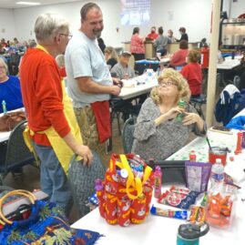 Tom and Dan with Bingo player picture