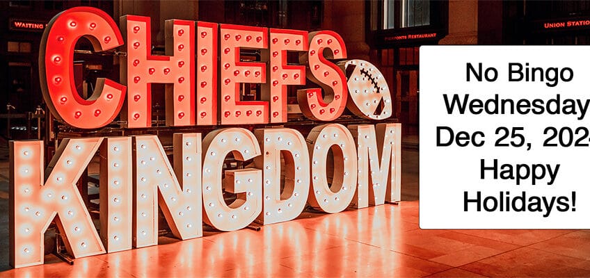 no Wednesday Night bingo december 25, 2024